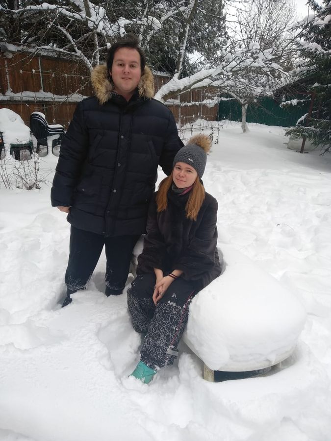 мы вдвоём зимой